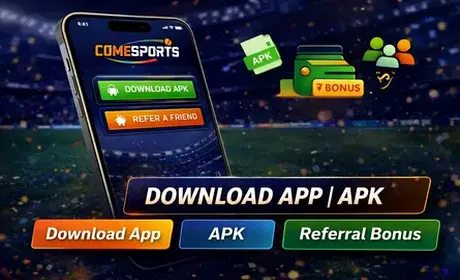 Download the app, unlock code COME100, and enter ₹1 contests faster